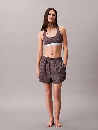 CALVIN KLEIN | Bustier black | dunkelrot